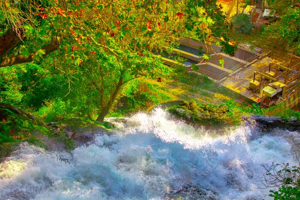 Mountain River Cascade Waterfall Splash Rocks — Stock Photo, Image
