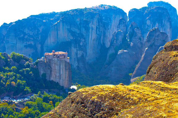 Греция Каламата, монастырский замок
