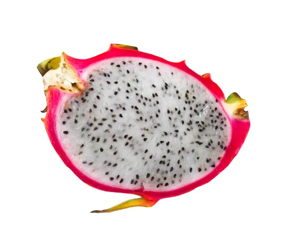 Dragon Fruit Pitaya Που Απομονώνονται Λευκό Φόντο — Φωτογραφία Αρχείου