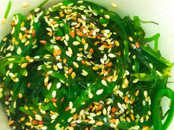 Chuka Seaweed Salad, background texture