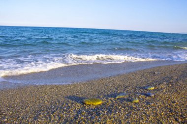 Adriyatik denizi, dalga, sahil kumu, kıyı şeridi