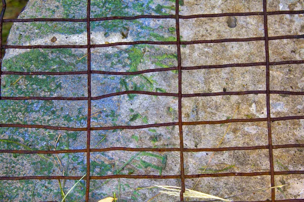 Текстура Деревенской Решетки Металла — стоковое фото