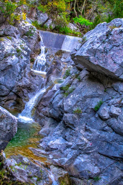 Enipea Quelle Des Flusses Zeus Bades Auf Dem Berg Olympus — Stockfoto