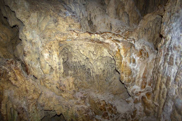 Cueva Estalactita Rocas Fondo Textura — Foto de Stock