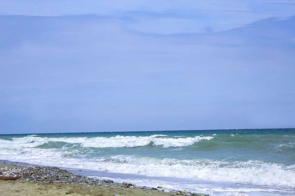 Costa Adriatica Costa Rocciosa Primo Piano — Foto Stock