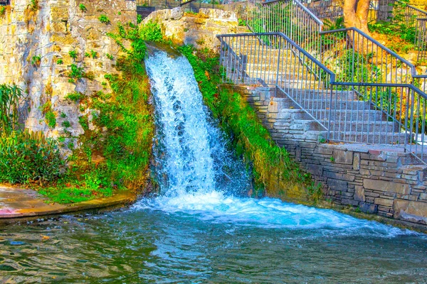 Krásný Kaskádový Vodopád Řeka Přírodním Parku — Stock fotografie