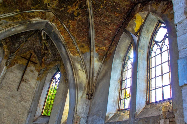 Gothic Rustic Window Building Architecture — 스톡 사진