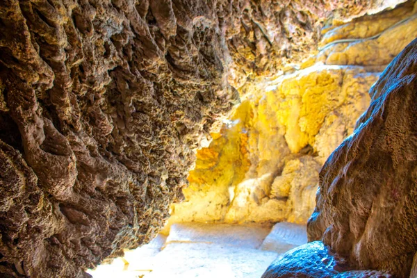 Jaskinia Stalaktyt Skały Tło Tekstury — Zdjęcie stockowe