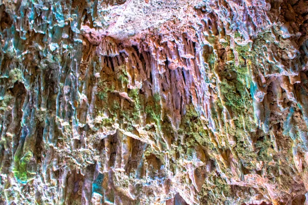 Grotte Stalactite Sten Baggrund Tekstur - Stock-foto