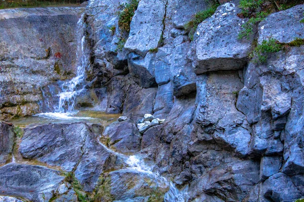 Enipea Zdroj Řeky Zeus Lázně Hoře Olympus Obce Litochoro Řecku — Stock fotografie