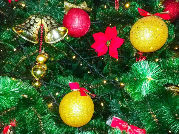 Weihnachtsbaum Spielzeugkugel Dekoration Feier — Stockfoto