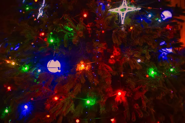 Weihnachtsbaum Spielzeugkugel Dekoration Feier — Stockfoto