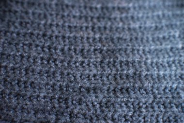 Desenli gri örülmüş kumaş..