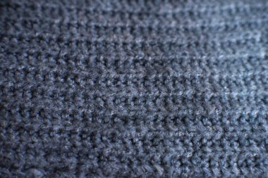 Desenli gri örülmüş kumaş..