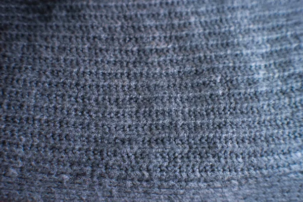 Texture Gray Knitted Fabric Pattern — Stock Photo, Image