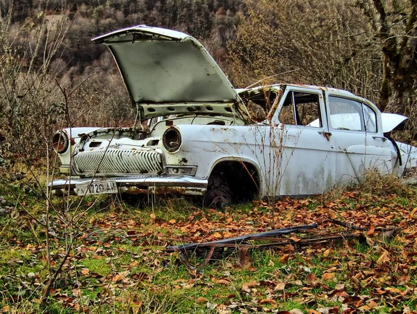 Remains of a soviet car
