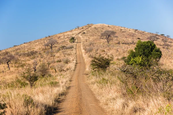 Hill toprak yol tırmanış — Stok fotoğraf