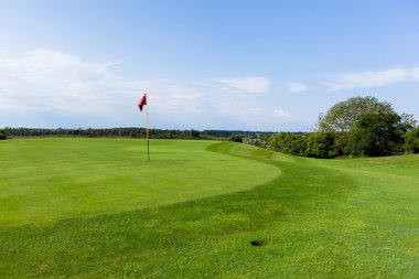 Golf yeşil Flagstick 