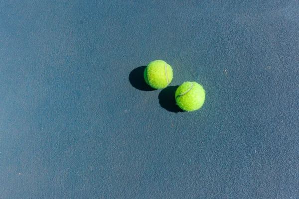 Tennis Balls Court — Stock Photo, Image