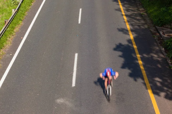 Cycling Cyclist Speed-Blur — Stock Photo, Image