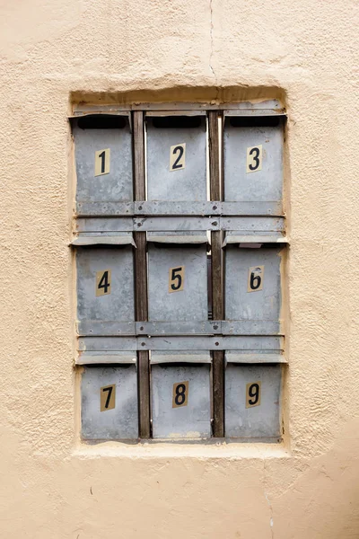 Mail Box's Wall — Stockfoto