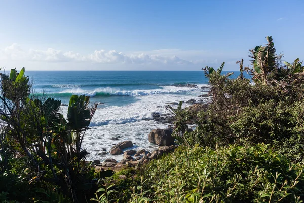 Ocean Waves Rocky  Coastline — Stock Photo, Image