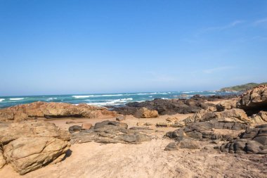 Beach okyanus Rocky Coastlie