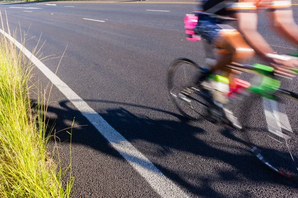 Cycling Road Motion Speed Blur — Stock Photo, Image