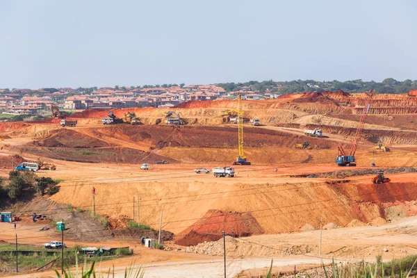 Construção Industrial Paisagem — Fotografia de Stock