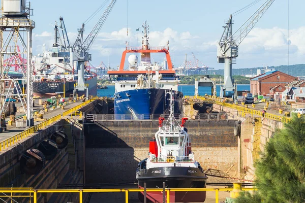 Ships Repairs Dry Docks Harbor — Stock Photo, Image