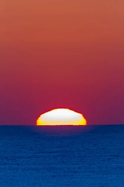 Ozean Horizont Sonnenaufgang Landschaft — Stockfoto