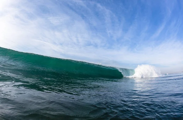 Wave Inside Hollow Swimming — Stock Photo, Image