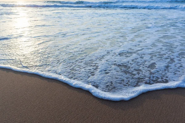 Beach Sand Wave Wash Detail — Stock Photo, Image