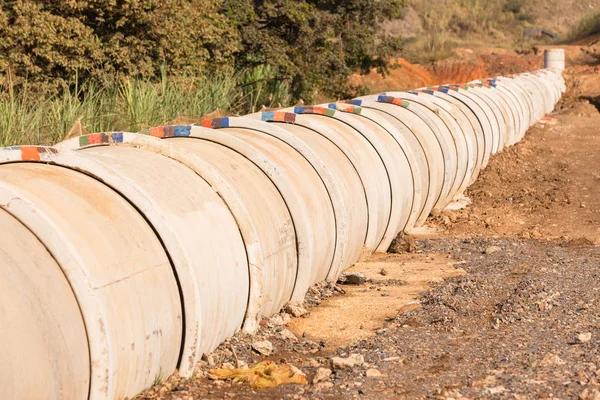 New Pipeline Waste Water — Stock Photo, Image