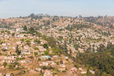 Evleri kırsal manzara