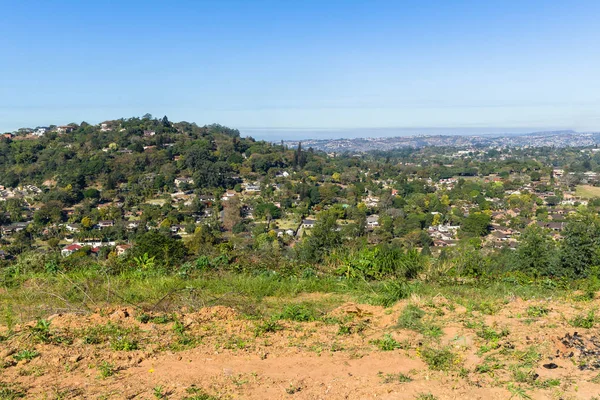 Countryside Hills Homes Valleys — Stock Photo, Image