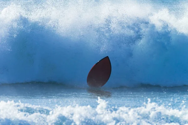Surfer Board Crashing — Stock Photo, Image