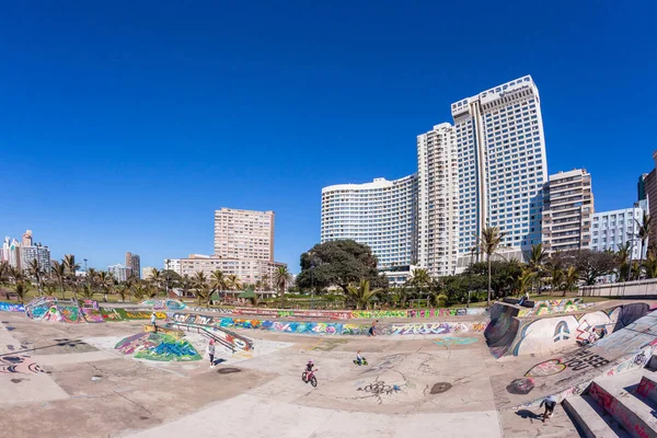 Durban Parque de skate à beira-mar Paisagem — Fotografia de Stock