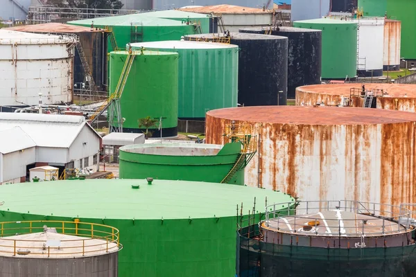 Tanques de almacenamiento Líquidos — Foto de Stock