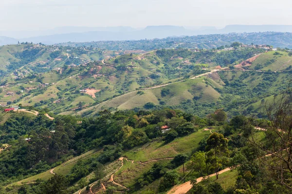 Homes Africa Rural Landscape — Stock Photo, Image