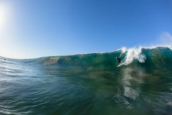 Surfer Wave Drop Water Photo — Stock Photo, Image