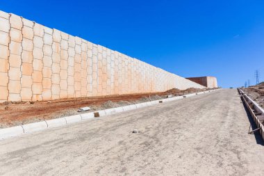 İnşaat beton duvarlar