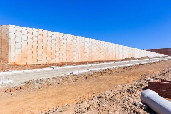 Construção Paredes de concreto — Fotografia de Stock