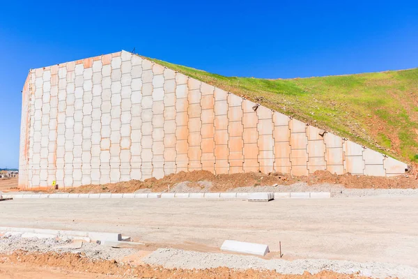 Construção Paredes de concreto — Fotografia de Stock