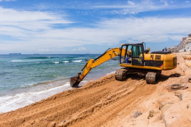 İnşaat Beach okyanus erozyon onarım 