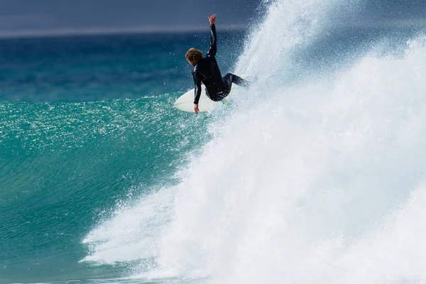 Akční rychlost surfování — Stock fotografie