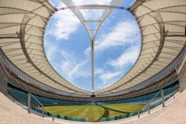 Futbol Stadyumu alan manzara sandalyeler