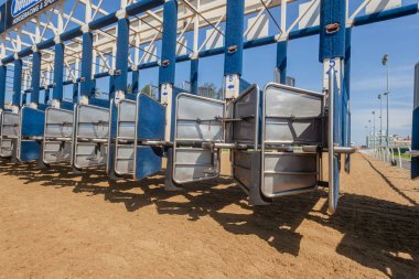 At yarışı başlangıç kapıdan içeri