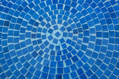 Mavi Mosiac Meydanı Döşeme Arkaplanı