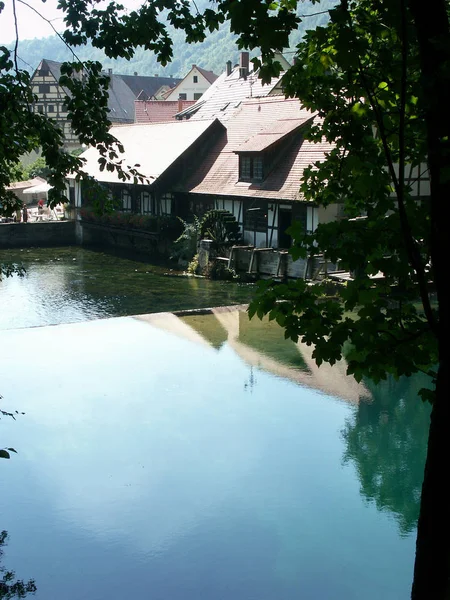 Blaubeuren Baden Wrttemberg Ulm 근처의 Alb Donau 지역의 마을이다 — 스톡 사진